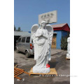 White Marble Life Size Angel Statue